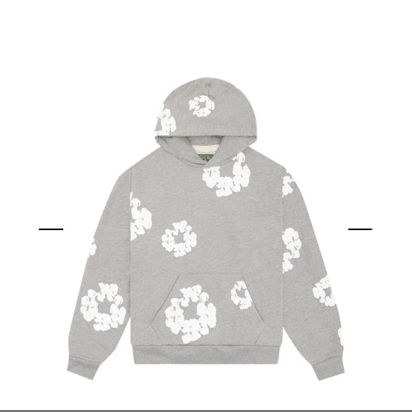 Gray denim tears hoodie